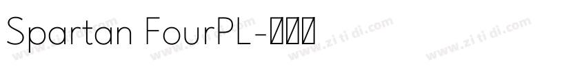 Spartan FourPL字体转换